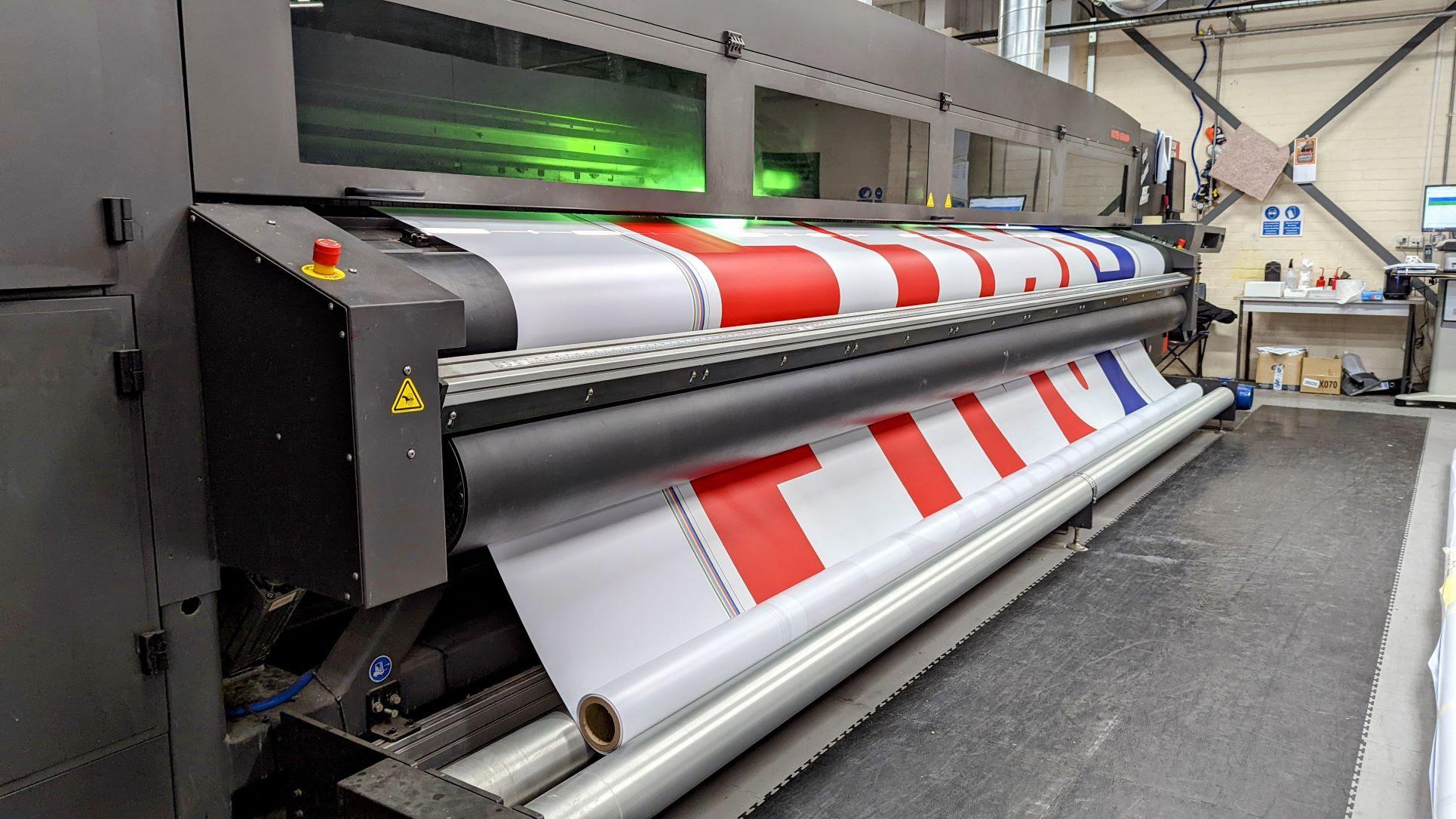 Print production machine and finishing process